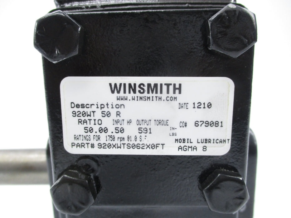 WINSMITH 920XWTS062X0FT NSNP