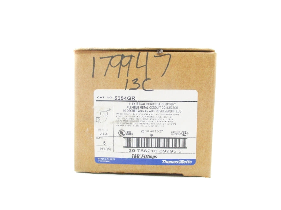 THOMAS&BETTS 5254GR (PKG OF 5) NSMP