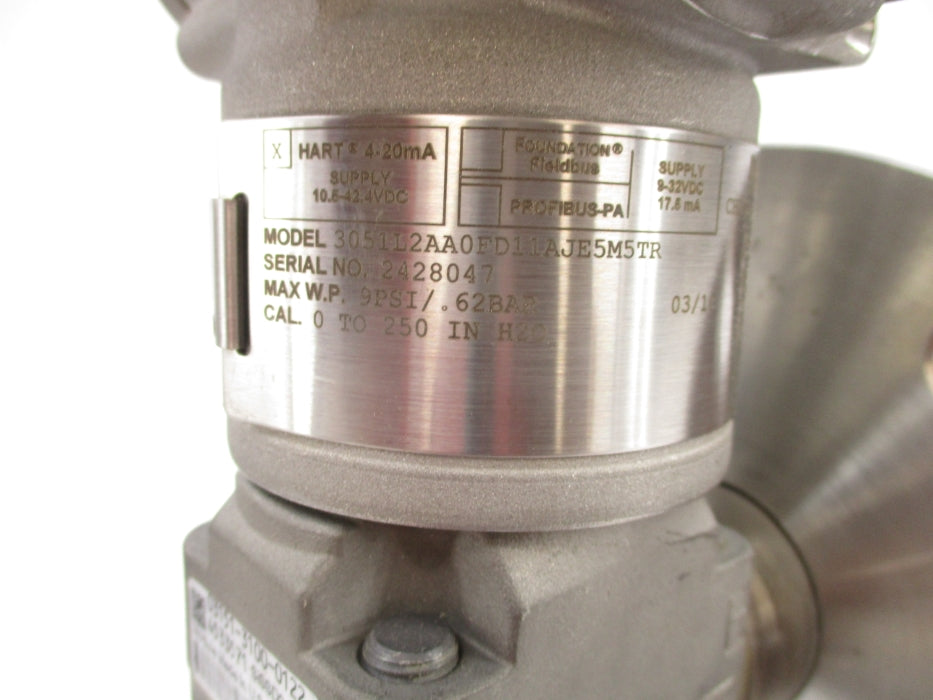 ROSEMOUNT 3051L2AA0FD11AJE5M5TR 9PSI NSNP