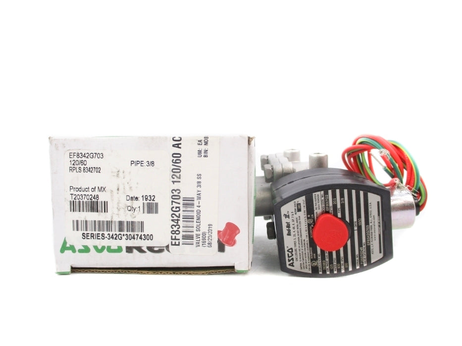 ASCO EF8342G703 120V 100-125PSI 3/8" NSMP