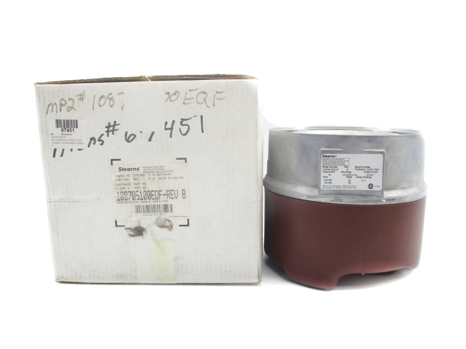 STEARNS 108705100EQF 380/460V 6/0.5A NSMP