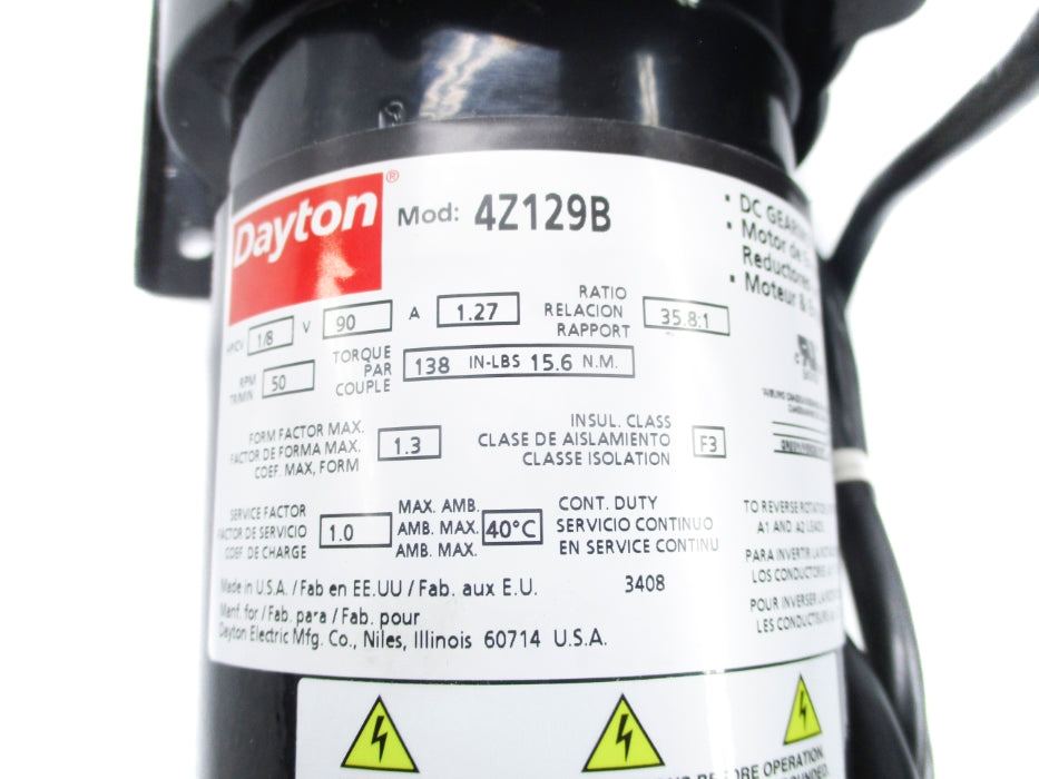 DAYTON 4Z129B NSNP