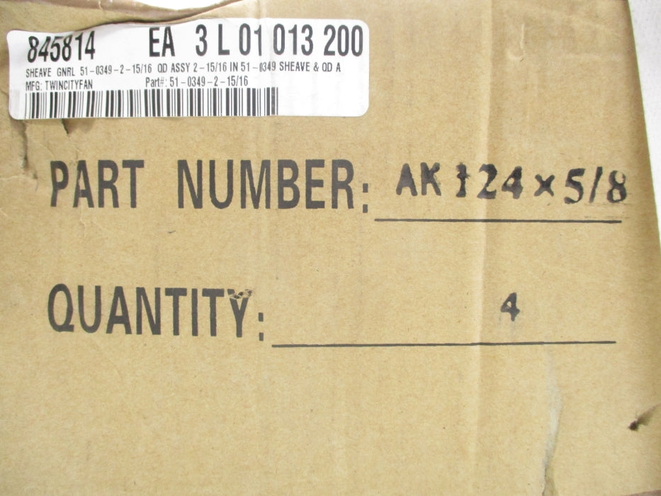 SPARE PART AK124-5/8 (PKG OF 4) 5/8" NSFS