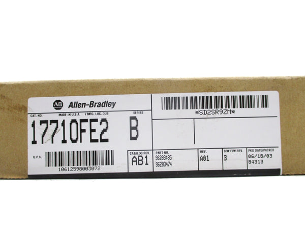 ALLEN BRADLEY 1771-OFE2 SER. B F/W B DATE: 2003 NSFS