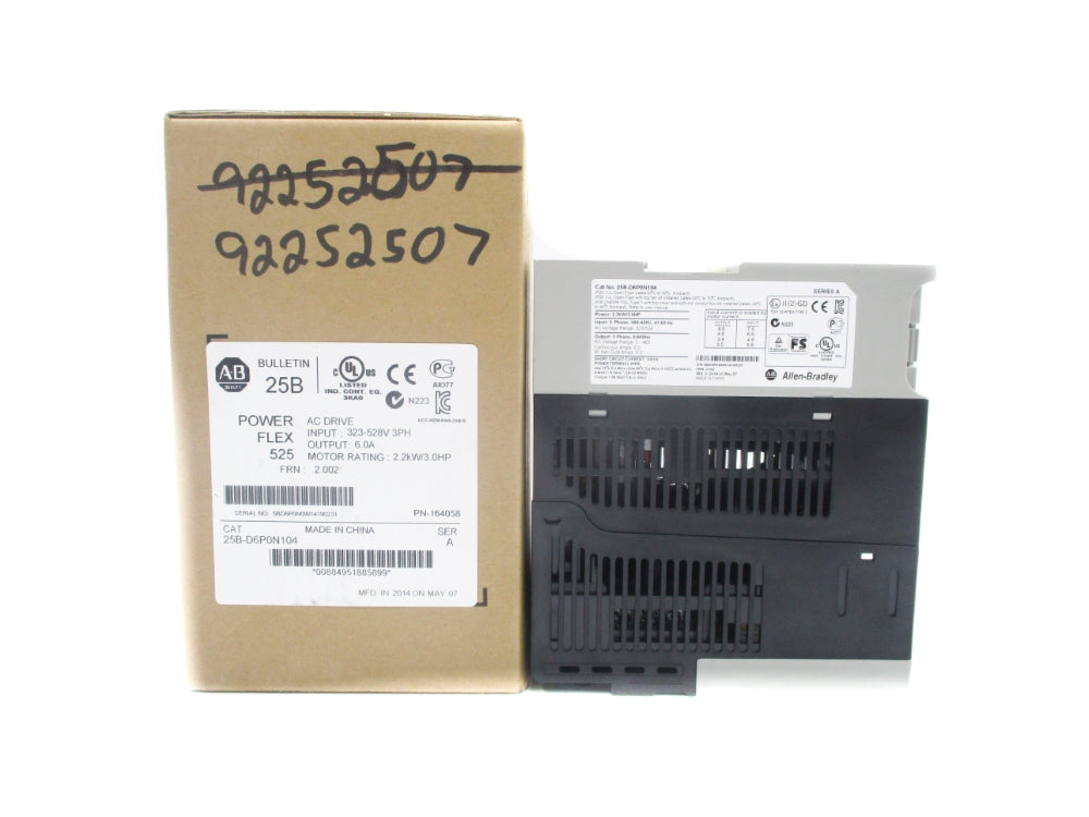 INDUSTRIAL SPARE PART 25B-D6P0N104 SER. A F/W 2.002 323-528VAC 7.5A NSMP