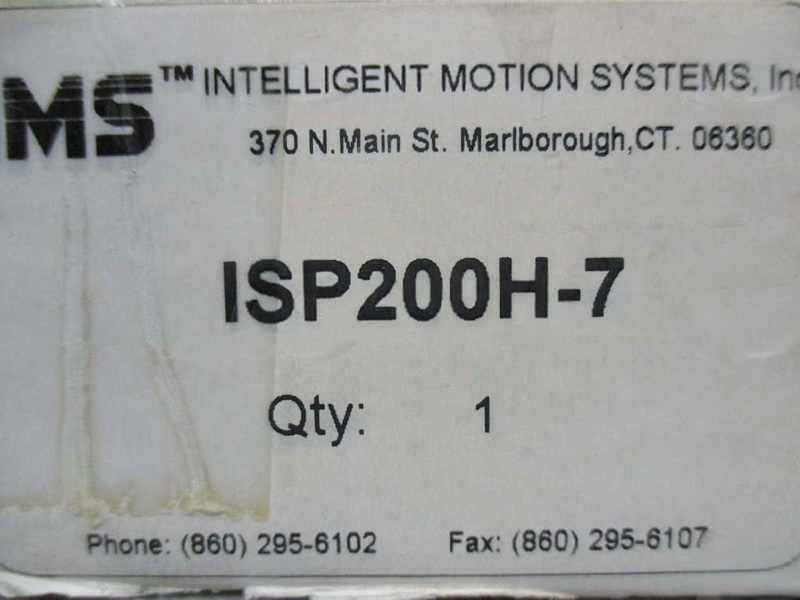 INTELLIGENT MOTION ISP200H-7  NSMP