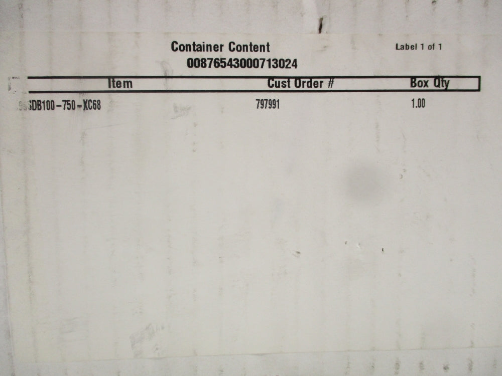 SMC C96SDB100-750-XC68 NSFS