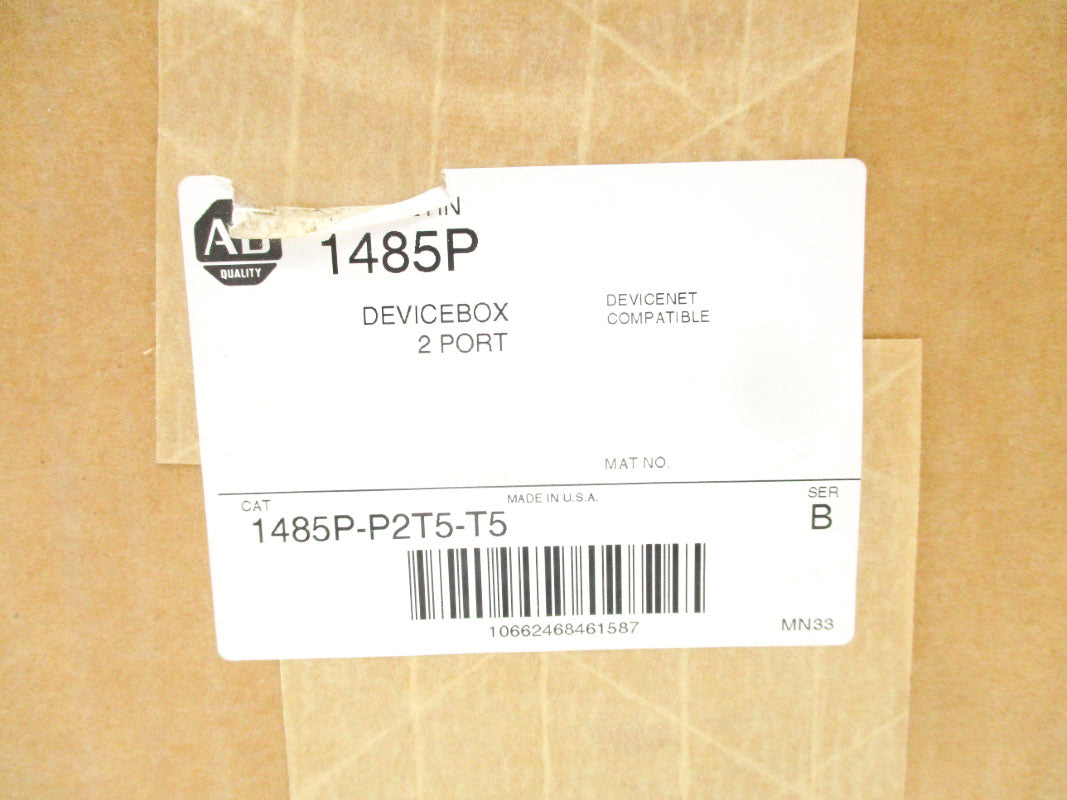 ALLEN BRADLEY 1485P-P2T5-T5 SER. B (BR/WH) NSFS