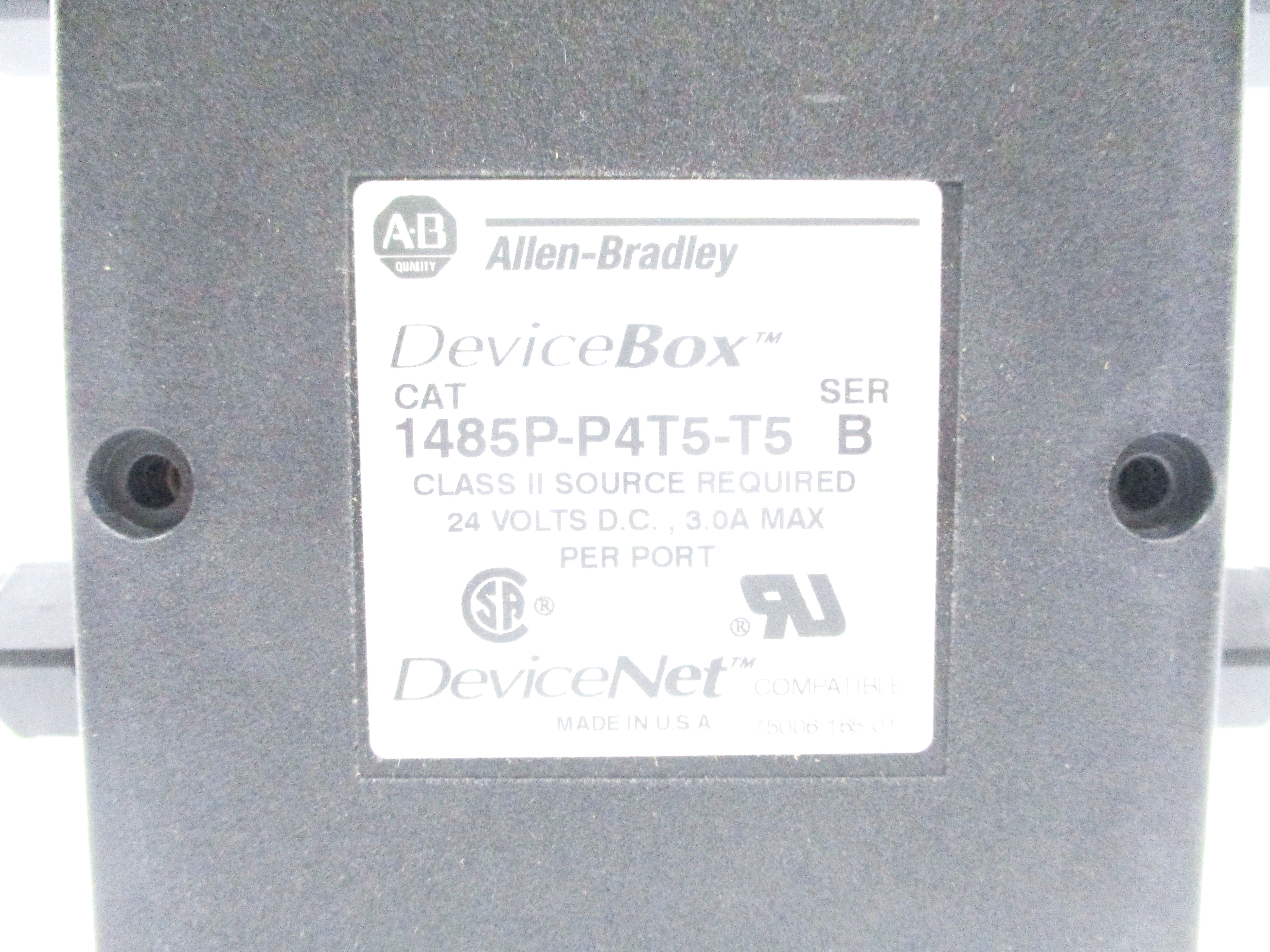 ALLEN BRADLEY 1485P-P4T5-T5 SER. B (BR/WH) NSMP