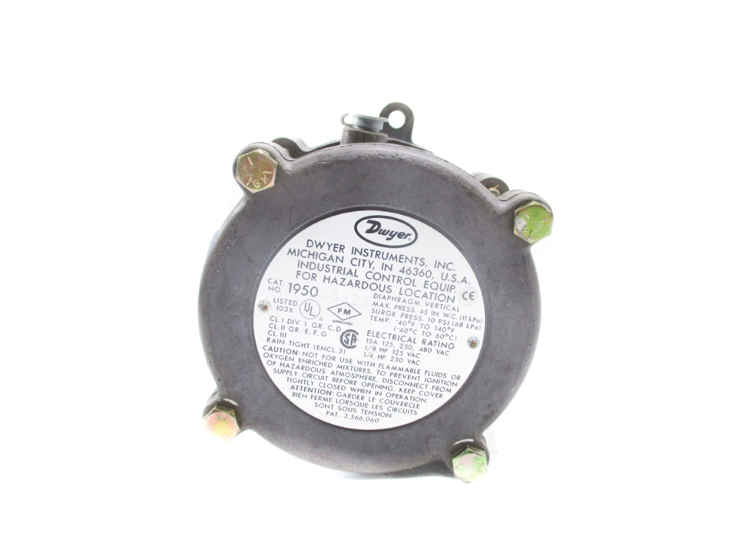 DWYER 195000-2F 480VAC 15A 10PSI NSNP