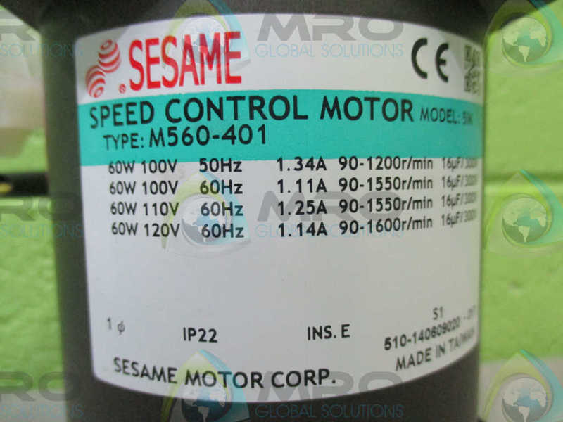 SESAME MOTOR M560-401  NSMP