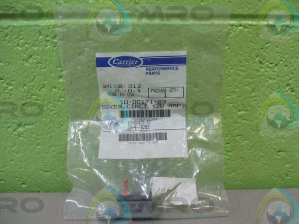 CARRIER 10-00171-03 SHORT-STOP 20AMP FOR CIRCUIT BREAKER  NSMP