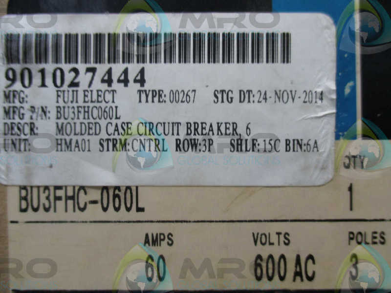 FUJI ELECTRIC BU3FHC-060L NSMP