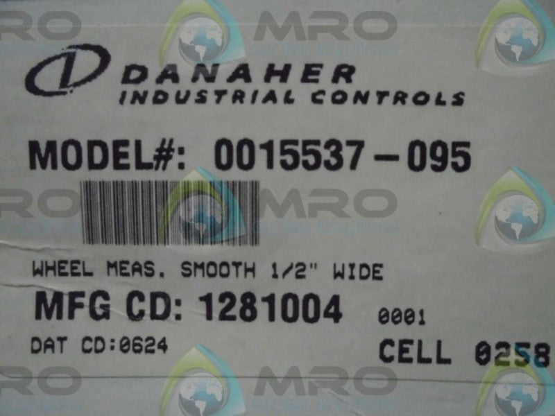DANAHER CONTROLS 0015537-095 1/2" WIDE SMOOTH WHEEL  NSMP