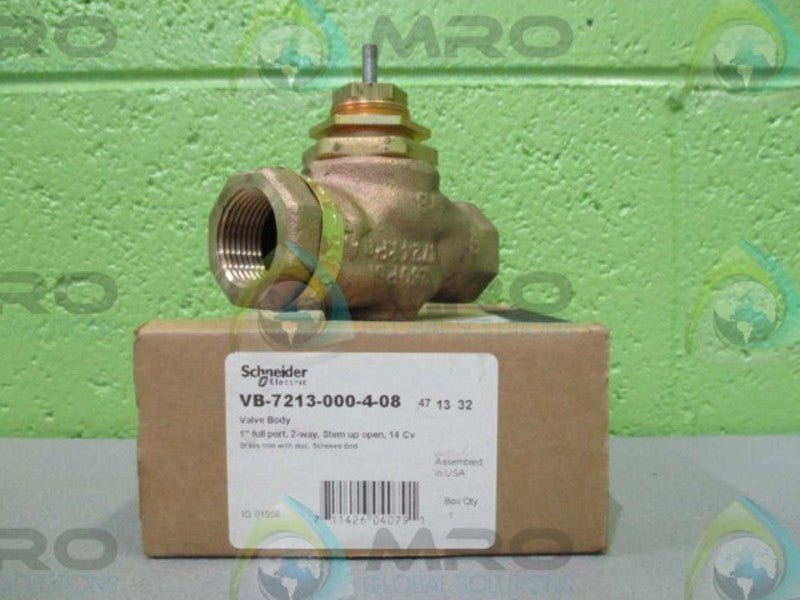 SCHNEIDER ELECTRIC VB-7213-000-4-08 2-WAY, FULL PORT BODY VALVE  NSMP