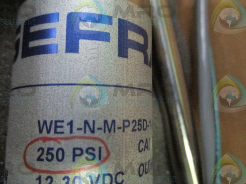 GEFRAN WE1-N-M-P25D-1-4-D-611 MELT PRESSURE TRANSMITTER  NSMP