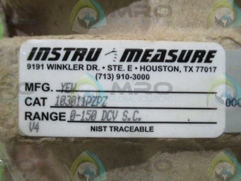 YOKOGAWA 103011PZPZ DC METER  NSMP