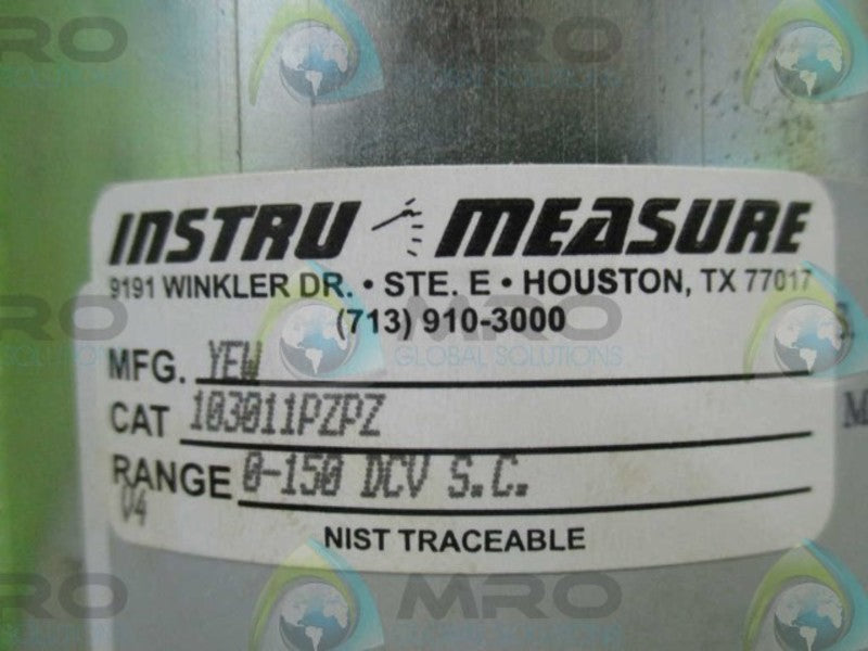 YOKOGAWA 103011PZPZ DC METER  NSMP