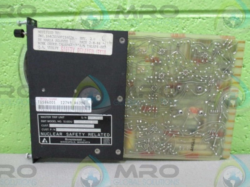 ROSEMOUNT 510DU-270047A005 MASTER TRIP UNIT  UNMP