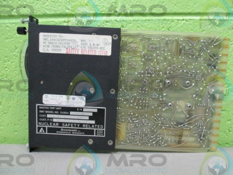 ROSEMOUNT 510DU-270017A005 MASTER TRIP UNIT   UNMP
