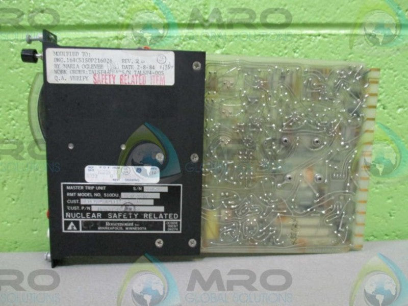 ROSEMOUNT INCORPORATED 510DU-245059A005 MASTER TRIP UNIT UNMP