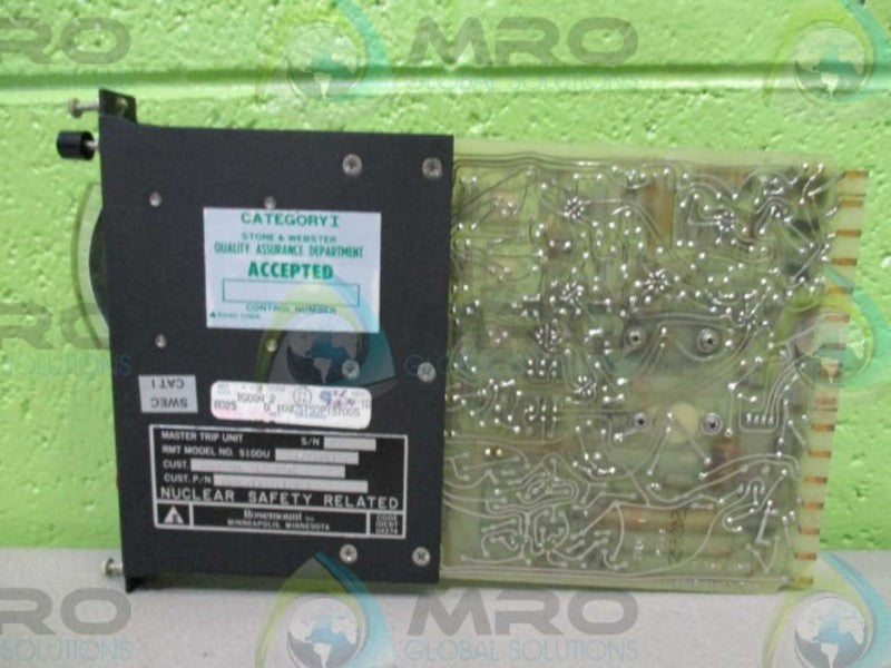 ROSEMOUNT INCORPORATED 510DU-137005A005 MASTER TRIP UNIT  UNMP