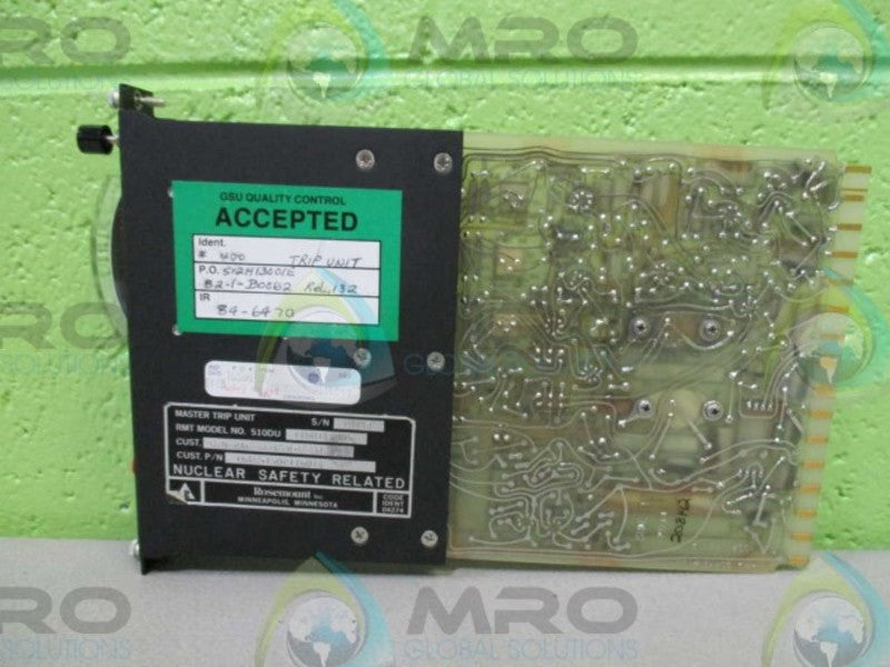 ROSEMOUNT 510DU-116014A005 MASTER TRIP UNIT  UNMP