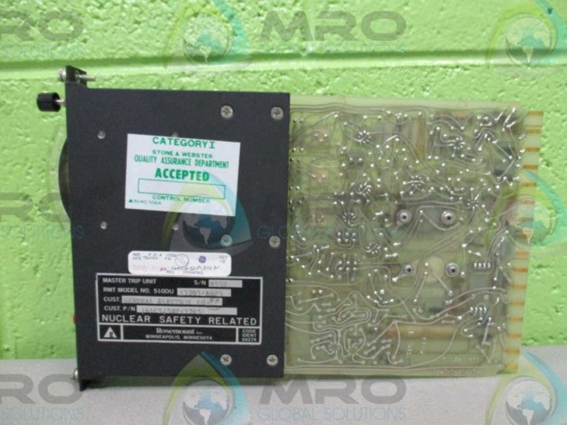ROSEMOUNT 510DU-137031A005 MASTER TRIP UNIT  UNMP