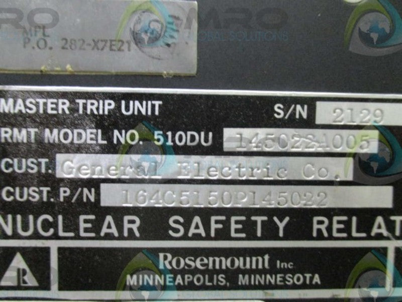 ROSEMOUNT 10DU-145022A005 MASTER TRIP UNIT (AS PICTURED)  UNMP