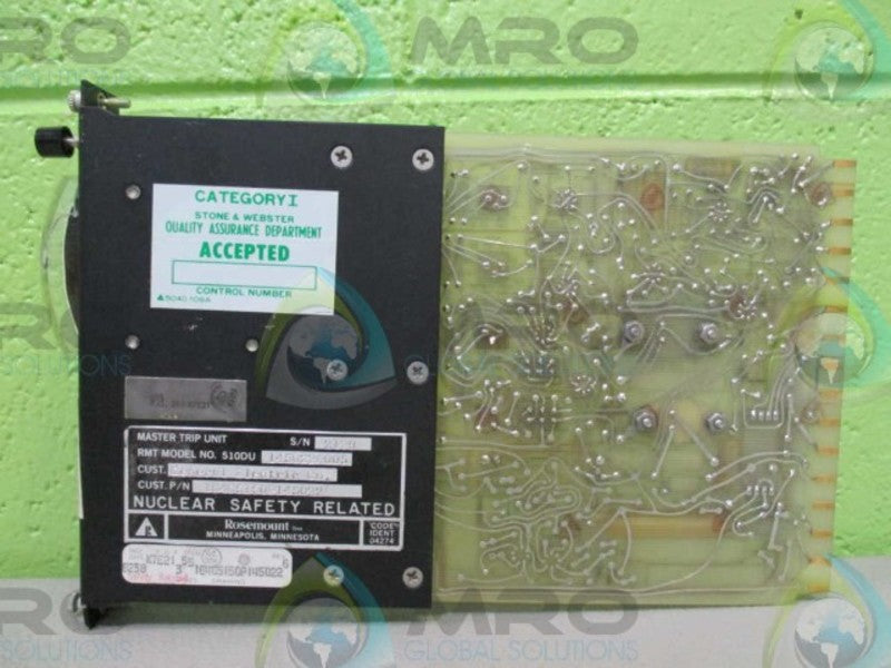ROSEMOUNT 10DU-145022A005 MASTER TRIP UNIT (AS PICTURED)  UNMP