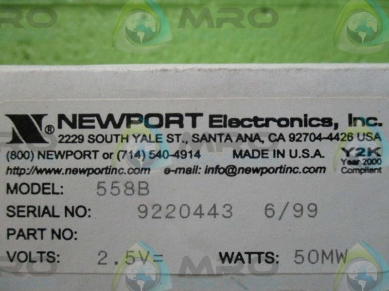 NEWPORT ELECTRONICS 558B INDICATOR *NEW IN BOX*
