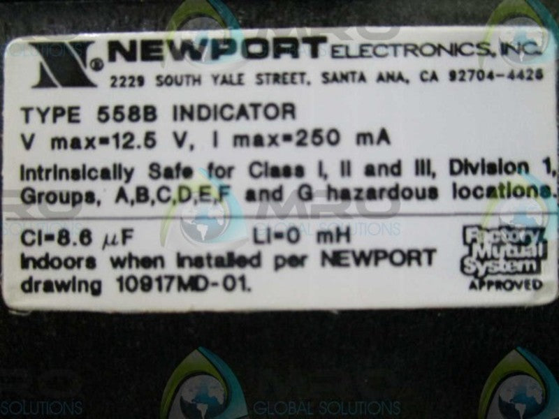 NEWPORT ELECTRONICS 558B INDICATOR *NEW IN BOX*