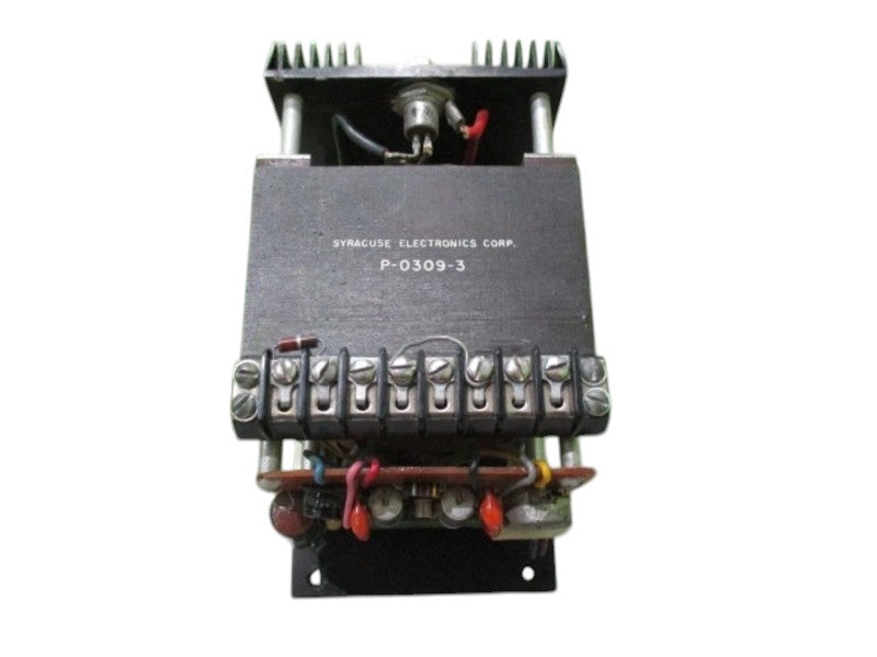 SYRACUSE ELECTRONICS CORPORATION P-0309-3 CONTROL W/EV-1509 TRANSFORMER UNMP