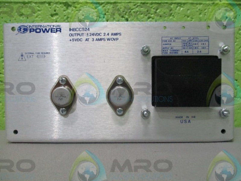 INTERNATIONAL POWER IHBCC524 POWER SUPPLY NSNP