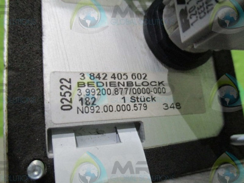 BOSCH 3 842 405 602 CONTROLLER PANEL UNMP