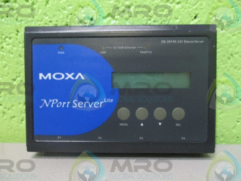 MOXA TECHNOLOGIES COMPANY DE-304 DEVICE SERVER  NSMP