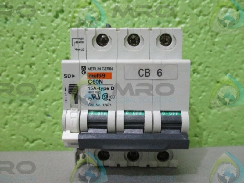 MERLIN GERIN C605-15A-D  UNMP
