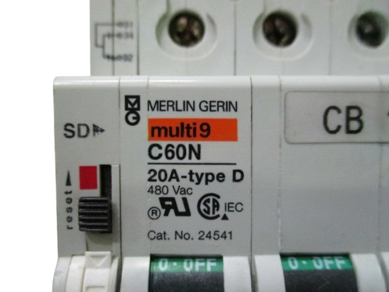 MERLIN GERIN C605-20A-D 20A  UNMP