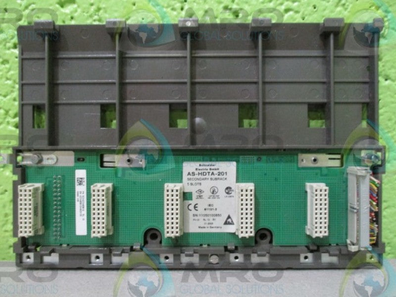 SCHNEIDER AEG AS-HDTA-201 5-SLOT SECONDARY SUBRACK UNMP