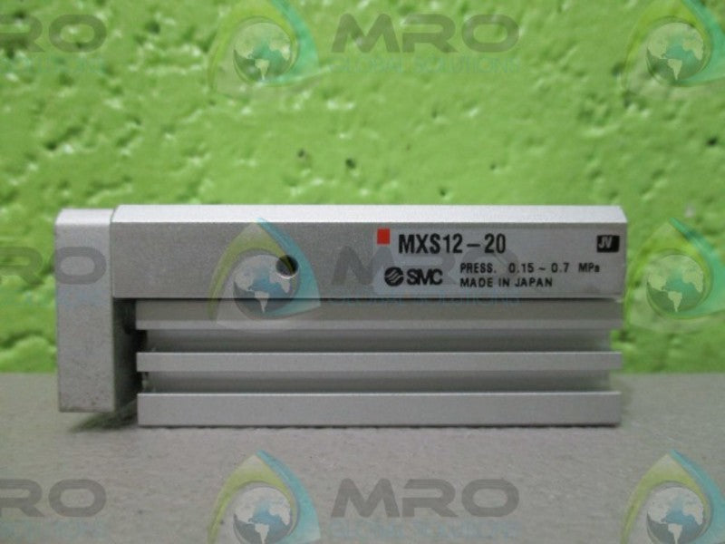 SMC MXS12-20 GUIDED CYLINDER ACTUATOR NSNP