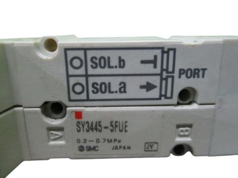 SMC SY3445-5FUE D/SOL, BASE MT, PLUG-IN  NSNP