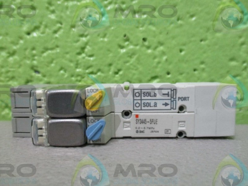 SMC SY3445-5FUE D/SOL, BASE MT, PLUG-IN  NSNP
