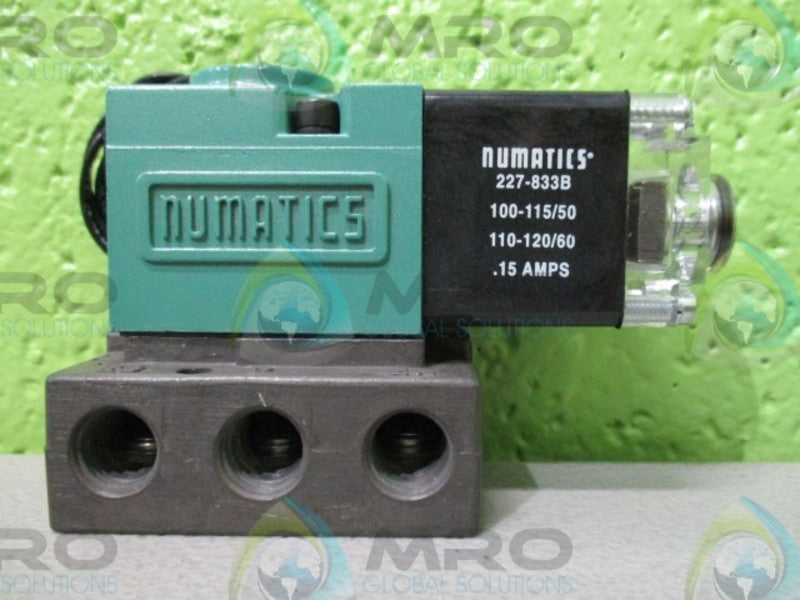 NUMATICS 11SAD44BO000030 PNEUMATIC VALVE W/ SOLENOID 227-833B  NSNP