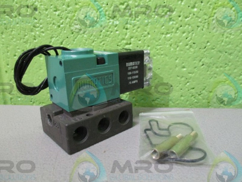 NUMATICS 11SAD44BO000030 PNEUMATIC VALVE W/ SOLENOID 227-833B  NSNP