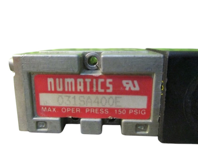 NUMATICS 031SA400E VALVE W/ 226-470B 24 VDC COIL  UNMP