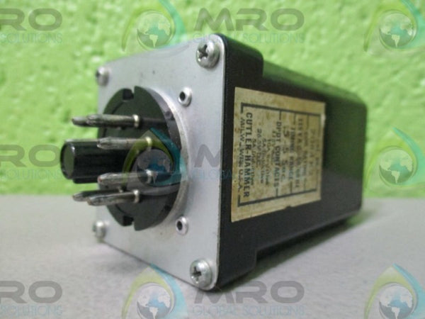 CUTLER HAMMER 7084K2 RELAY; RANGING: .5-5 SEC. UNMP
