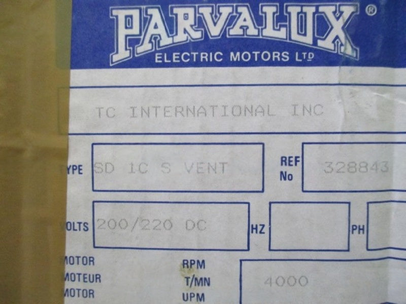 PARVALUX SD 1C.S/328843/06D MOTOR NSMP