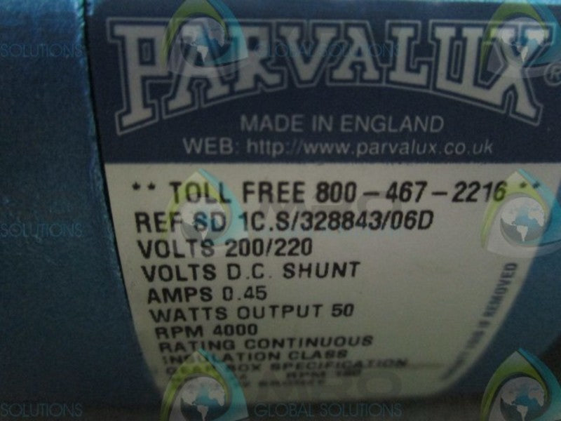 PARVALUX SD 1C.S/328843/06D MOTOR NSMP