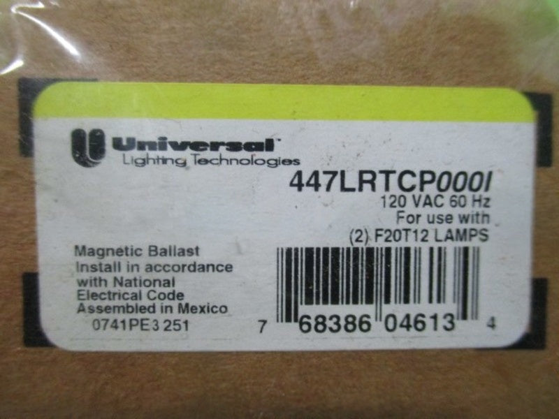 UNIVERSAL LIGHTING TECHNOLOGIES 447-LR-TC-P BALLAST NSMP