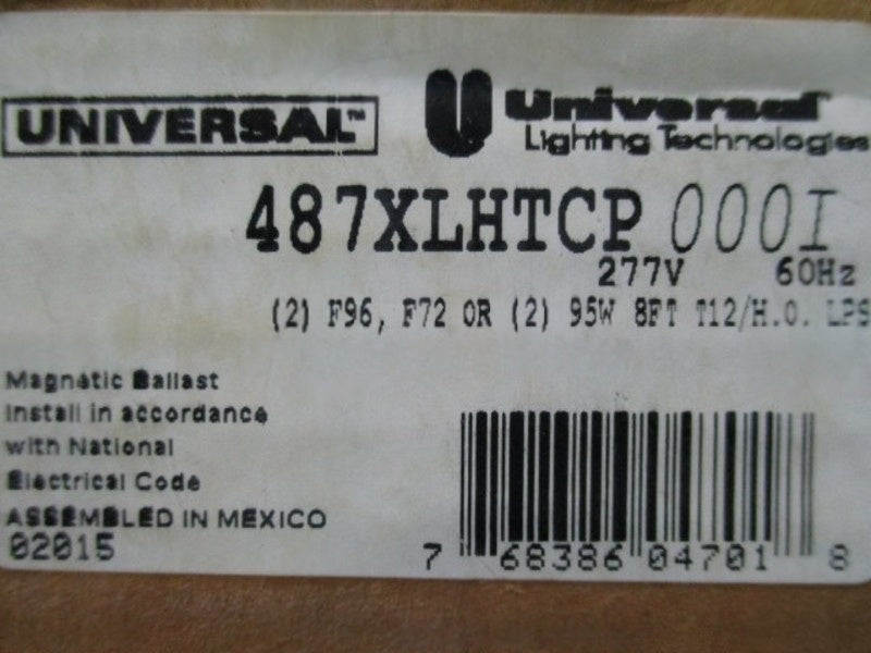 MAGNETEK LIGHTING PRODUCTS 487XLHTCP BALLAST  NSMP